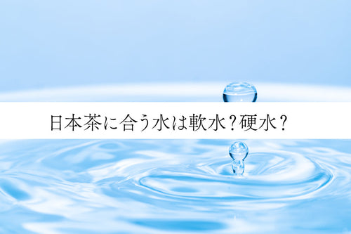 日本茶に合う水は軟水？硬水？